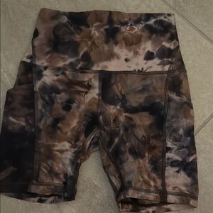 Lululemon Tie-Dye Gym Shorts